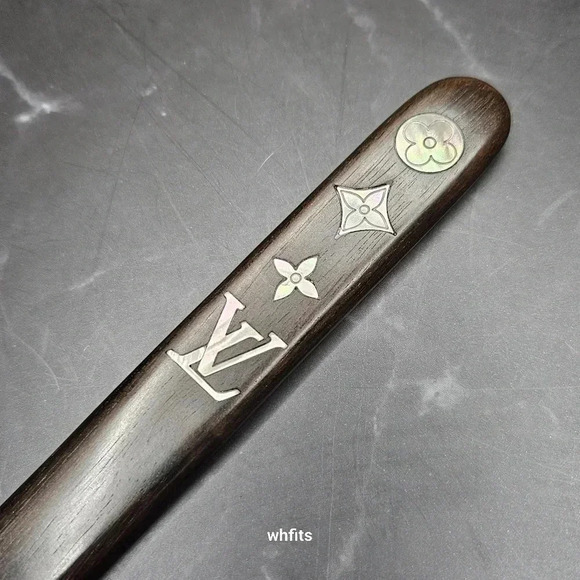 Louis Vuitton Wooden Letter Opener with Mother of Pearl Monogram - Picture 3 of 5